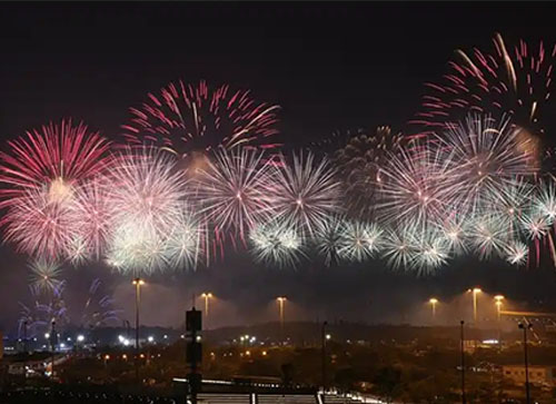 永平县焰火晚会